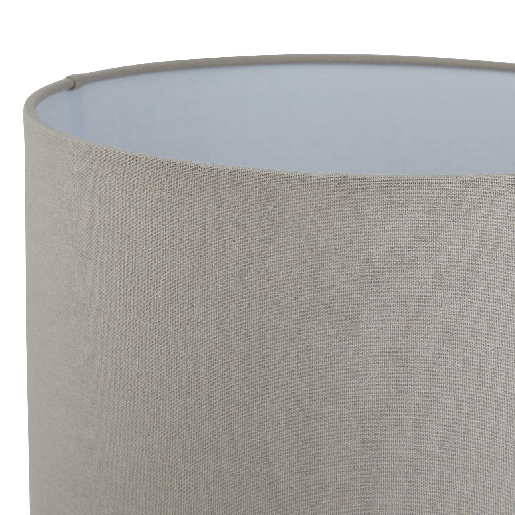 Siena Brown Table Lamp with Soft Linen Shade
