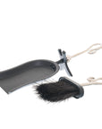 Polished Chrome Hearth Tidy with Crook Handle