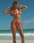 Vega String Bikini in Empress Moth
