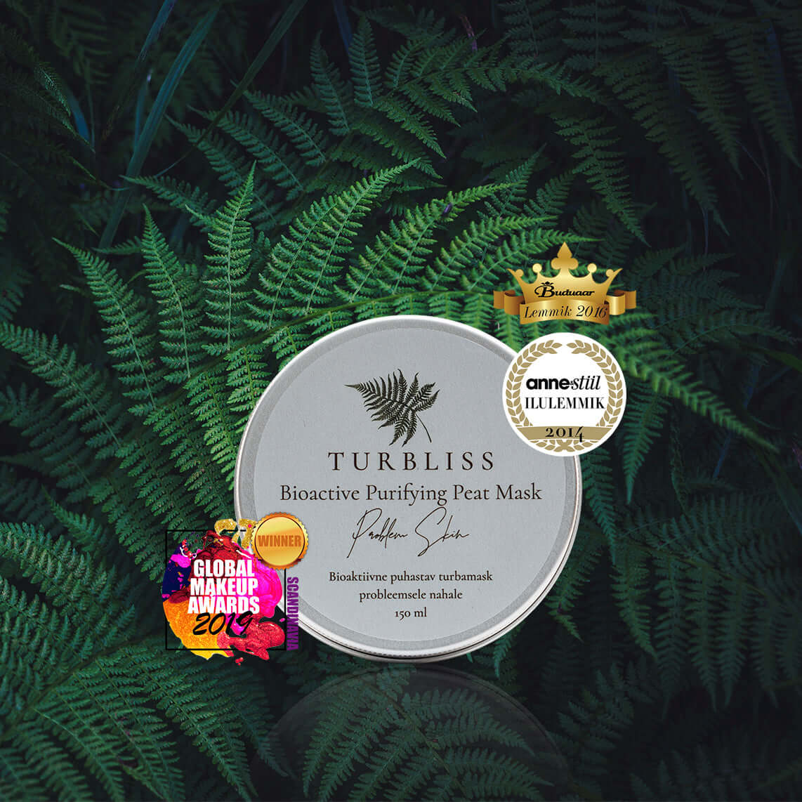 Bioactive Purifying Peat Mask – Soothes &amp; Balances Problematic Skin by Turbliss at www.brixbailey.com