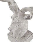 Stone Effect Stag Ornament for a Touch of Country Marvel