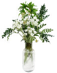 Pack of 6 x Artificial Flowers White Starflower Stem - 5 Flowers 60cm-4