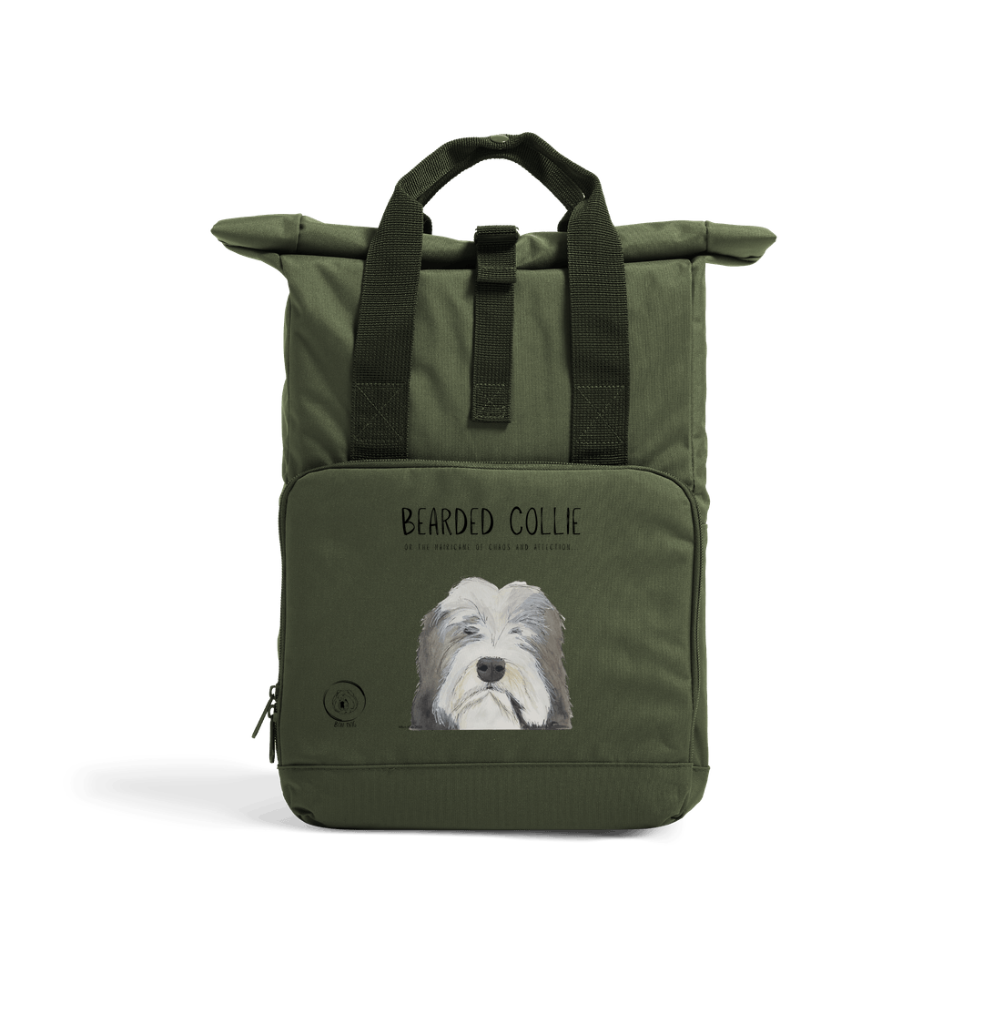 Pack It Like a Hairicane: Bearded Collie Chaos Backpack