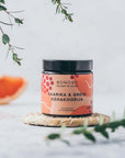 Raspberry & Grapefruit Body Scrub – Soothes & Refreshes Skin by BONOBO at www.brixbailey.com