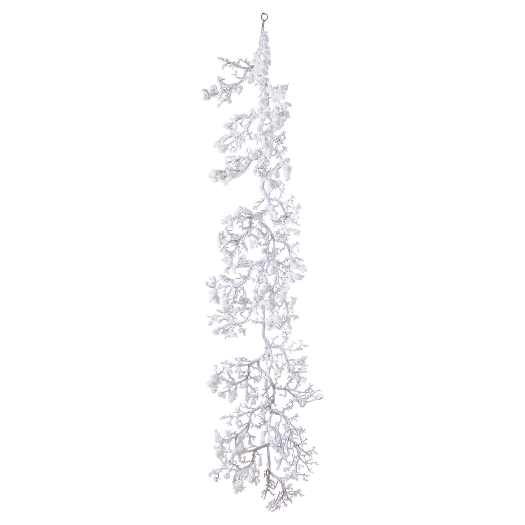 Realistic snow-dusted frosted garland for winter dÃ©cor, 150cm, with lifelike foliage and naturalistic texture by sostter at brixbailey.com