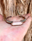 Quartz Bracelet - Electroformed Copper | Handmade by Blackbird & Sage