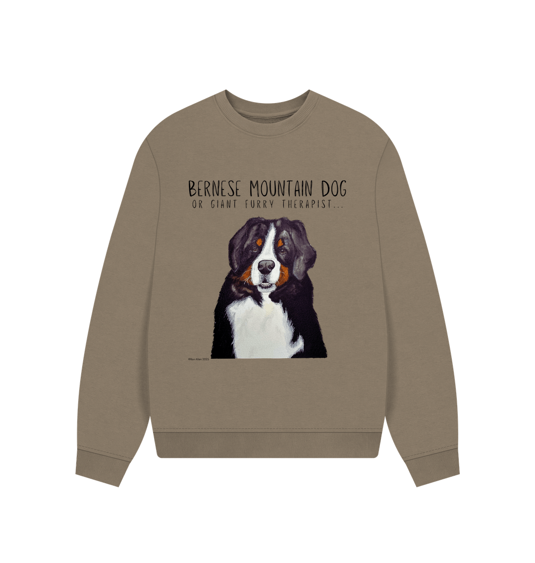 Cuddle Up in Berner Bliss – The Coziest Oversized Sweatshirt!