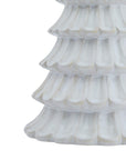 White Ceramic Fir Tree Sculpture