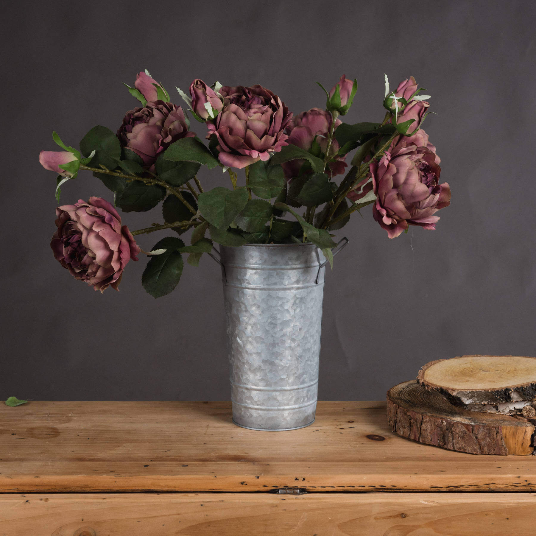 Elegant Dusty Pink Peony Spray Rose | Romantic Blooms