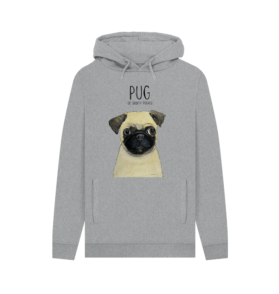 Pug or Snorty Potato? Men's Hoodie – Cozy, Funny, &amp; Pug-tastic!