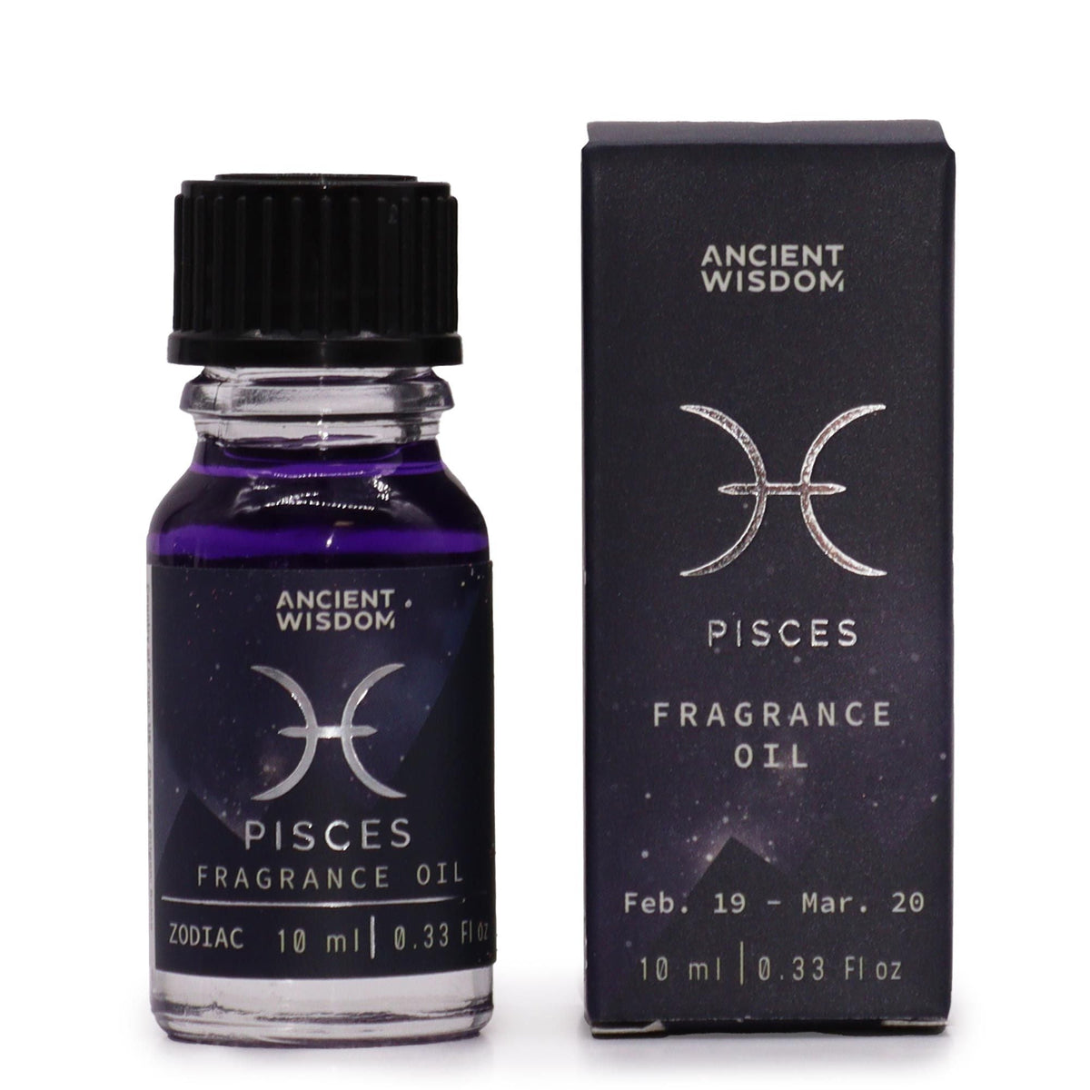 Pisces Zodiac Gift Set — Crystal Candle, Gemstone Bracelet, Bath Fizzers &amp; Fragrance Oil