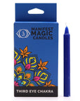 Manifest Magic Candles (pack of 12) - Indigo - Third Eye Chakra