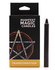 Manifest Magic Candles (pack of 12) - Black