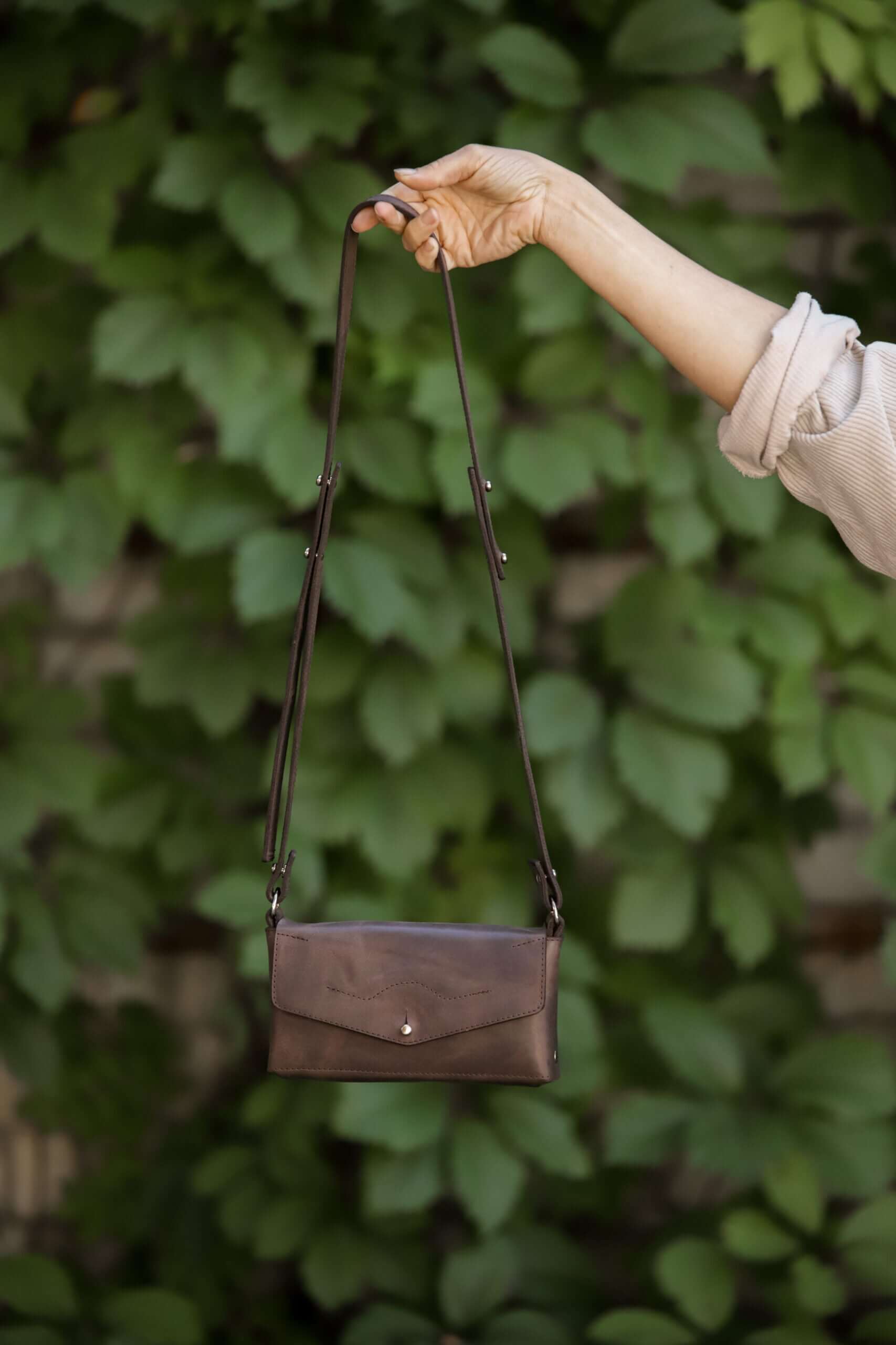 Small Leather Crossbody Shoulder Bag