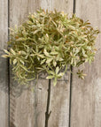 Green and Cream Faux Allium Bouquet