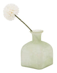 Smoked Sage and Brass Glass Candle Holder