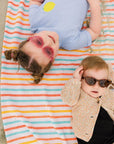 Babiators Original Mirrored Heart Sunglasses - Fuchsia Haze