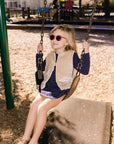 Babiators Original Mirrored Keyhole Sunglasses - Fuchsia Haze
