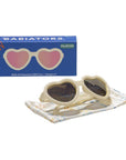 Babiators Polarised Heart Sunglasses - Sweet Cream