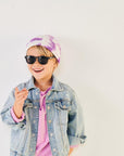 Babiators Polarised Keyhole Sunglasses - Jet Black Smoke