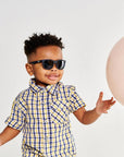 Babiators Polarised Navigator Sunglasses - Jet Black Smoke