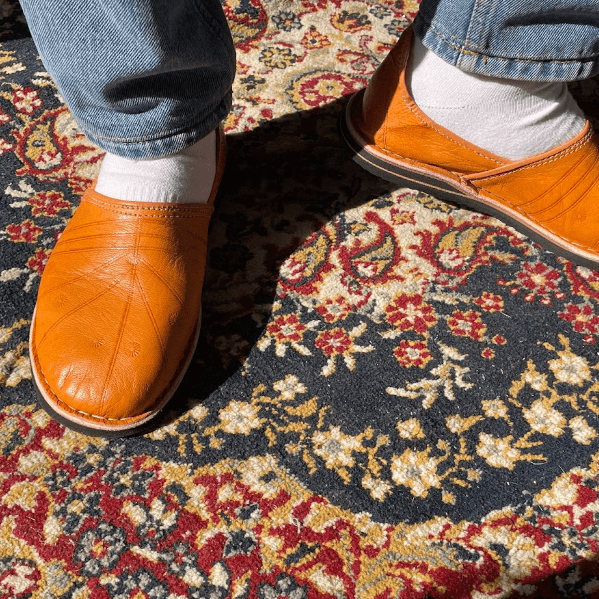 Leather Slippers Villages