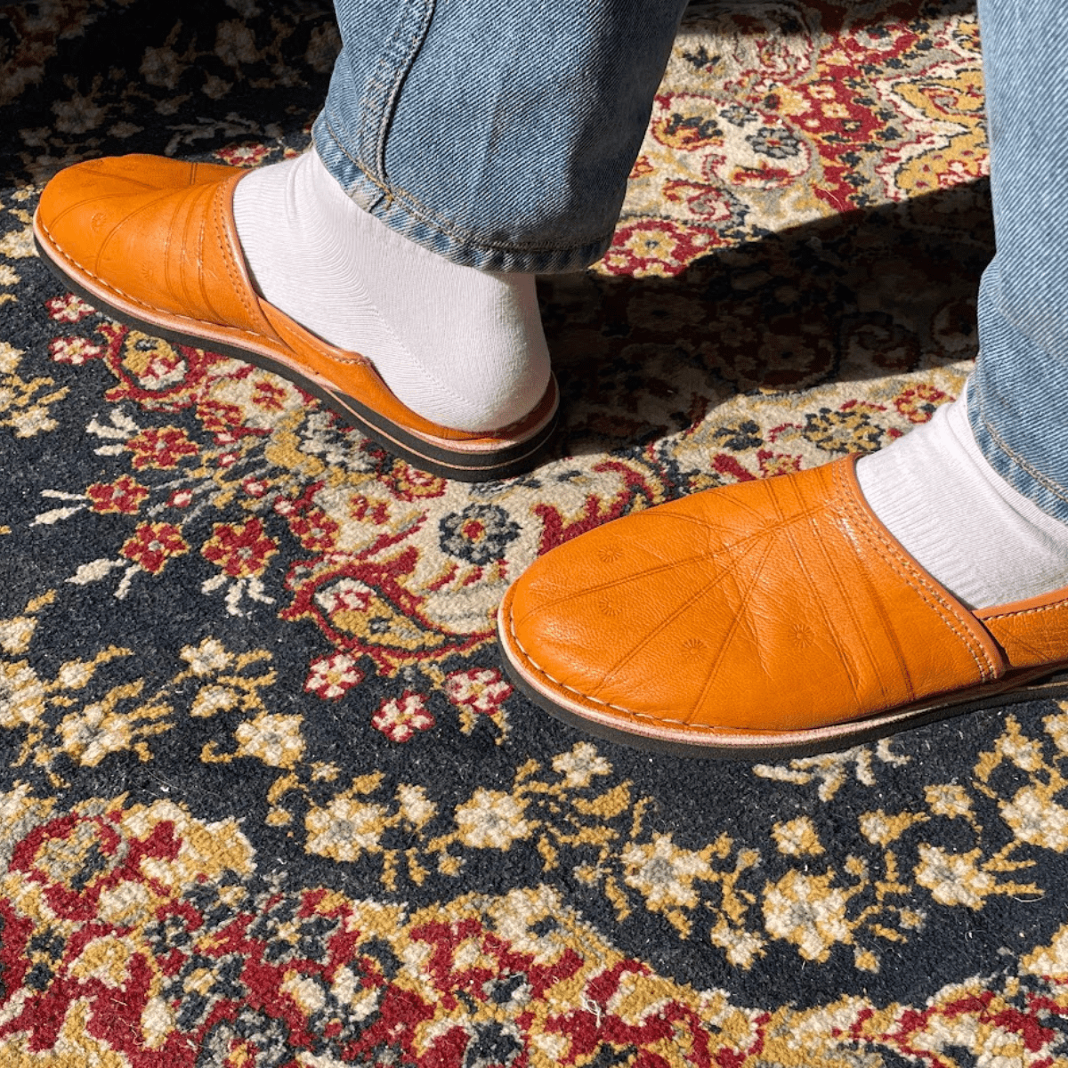 Leather Slippers Villages