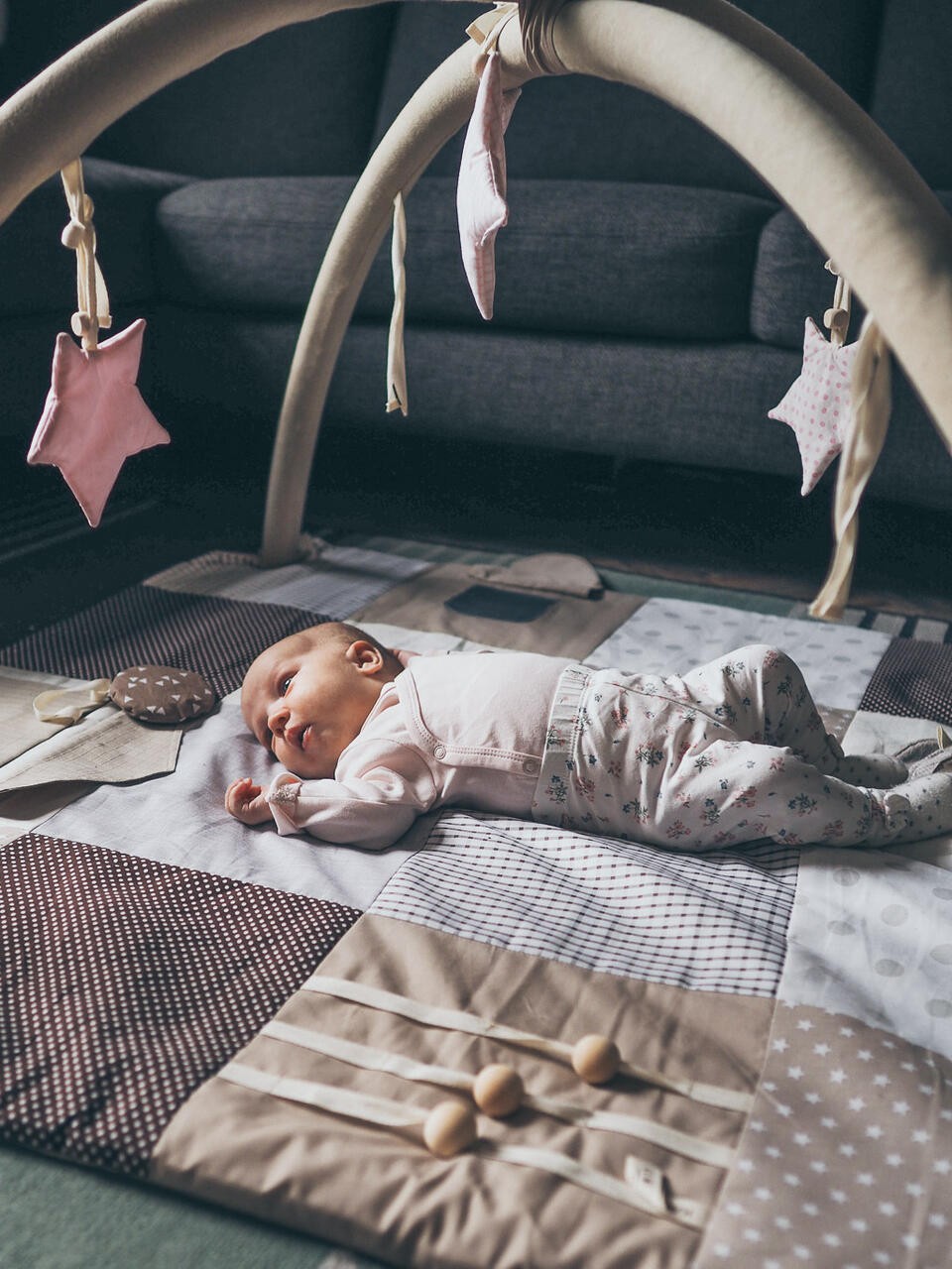 Baby Activity Mat, 100x100cm - Brown