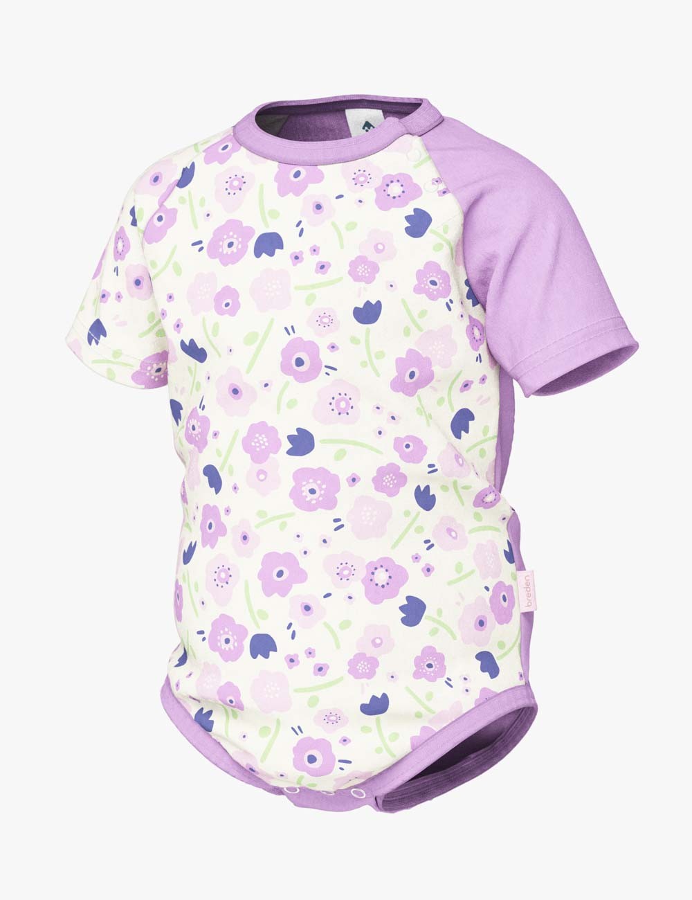 Short Sleeve Baby Onesie Summer Flowers