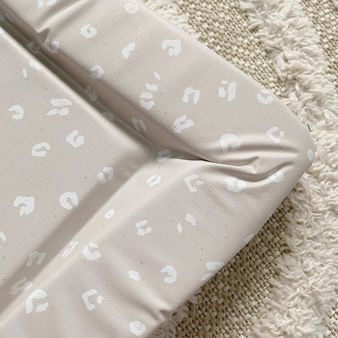 Standard Changing Mat - Sand Animal Print