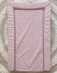 Standard Changing Mat - Dusky Pink Spots Print