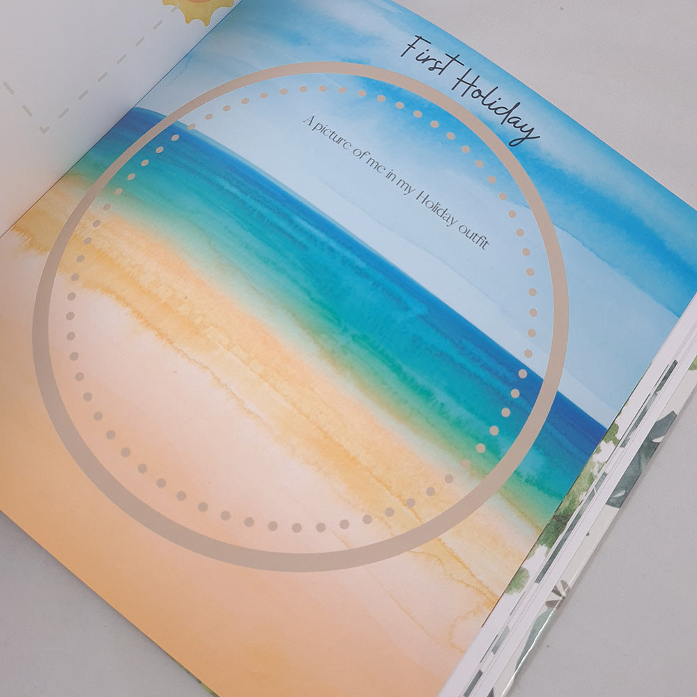 Baby Memory Book - Baby's First Year Milestones