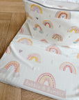 Nappy and wipes pouch - Beau Rainbow Print
