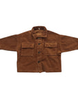 Corduroy Utility Pocket Jacket in Natural Cotton