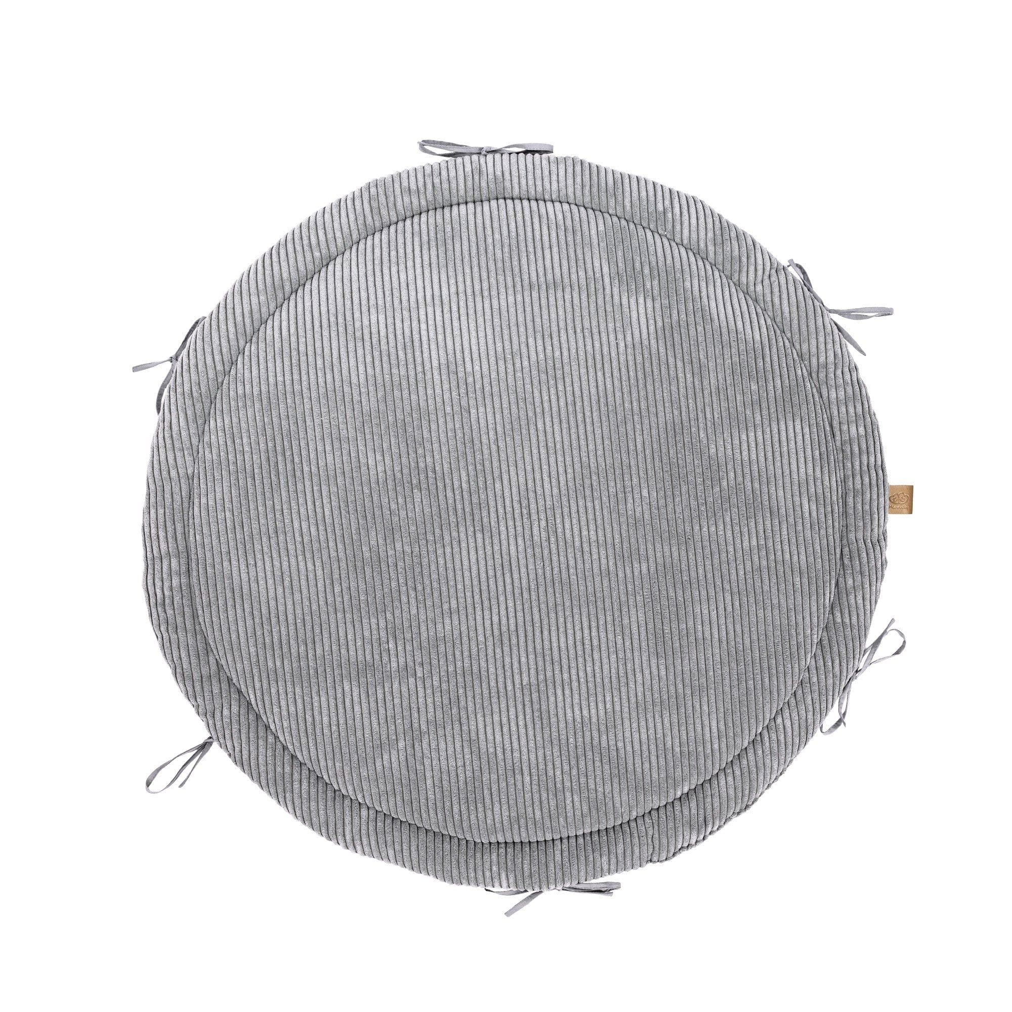 Grey Cozy Baby Nest and Play Mat with Bumper