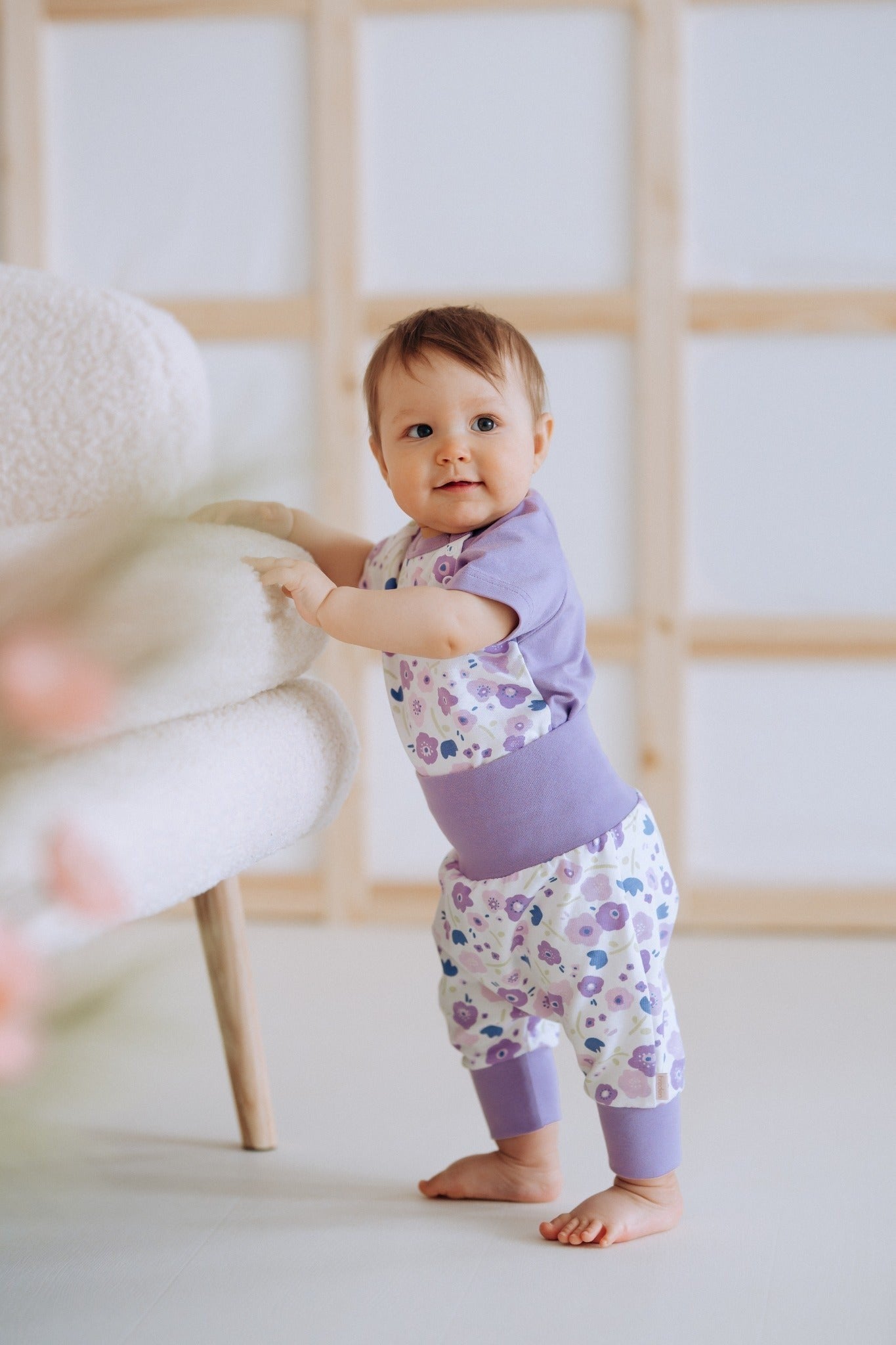 Baby Summer Shorts in Floral Print