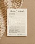 Who Knows Mommy Best Baby Shower Game Cards