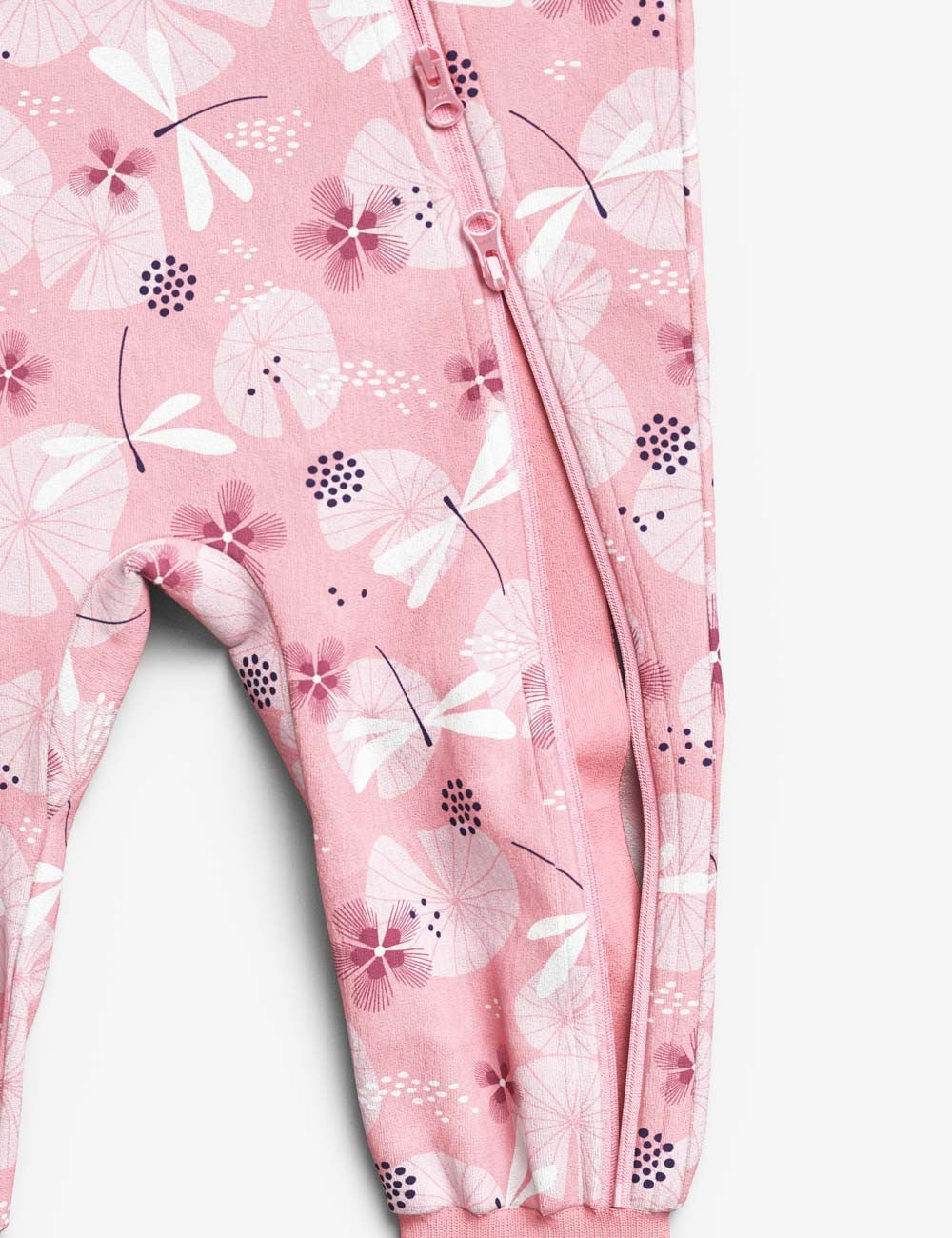 Baby Sleepsuit with Dragonfly Print