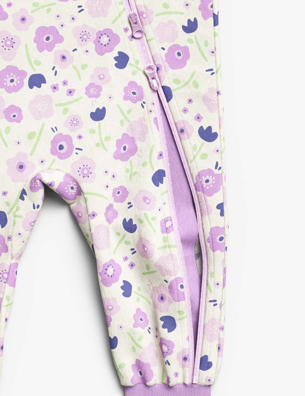 Baby Sleepsuit Summer Flowers