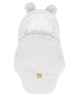 Baby Swaddle with Bear Ears – Bearly Off-White