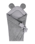 Baby Swaddle Wrap for Sleeping and Cuddling – Grey