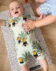 Travel Changing Mat - Black Spotty Print