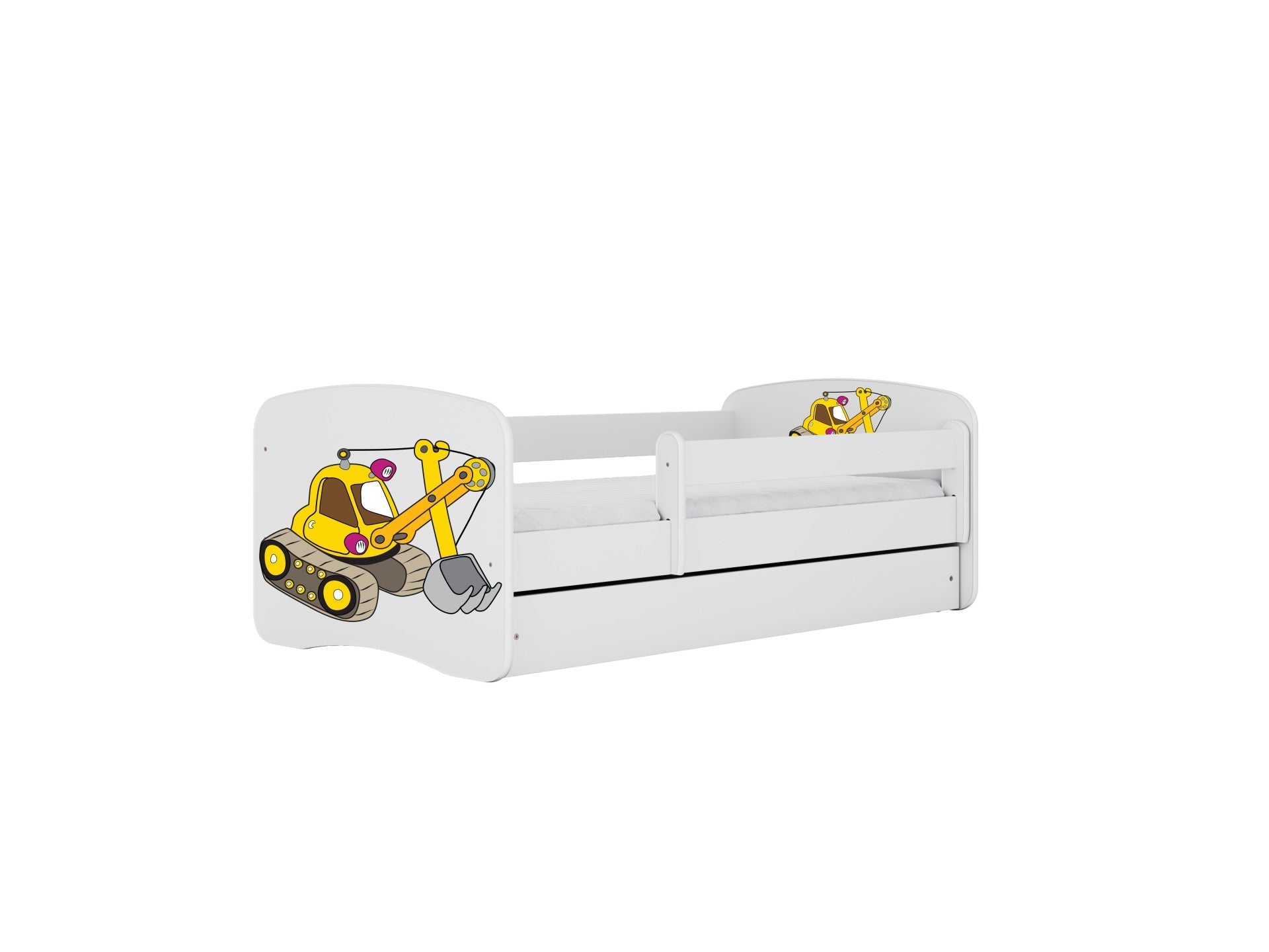 Children's Bed with Excavator Theme