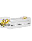 Children's Bed with Excavator Theme