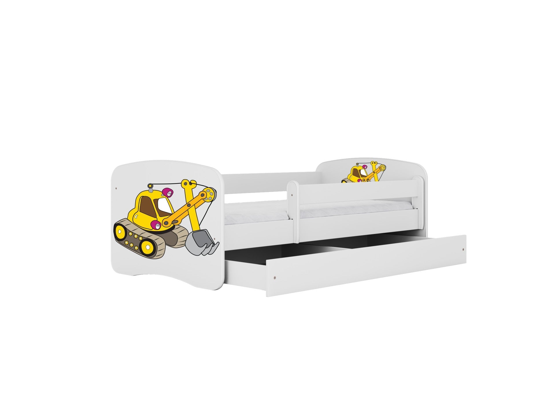 Children's Bed with Excavator Theme