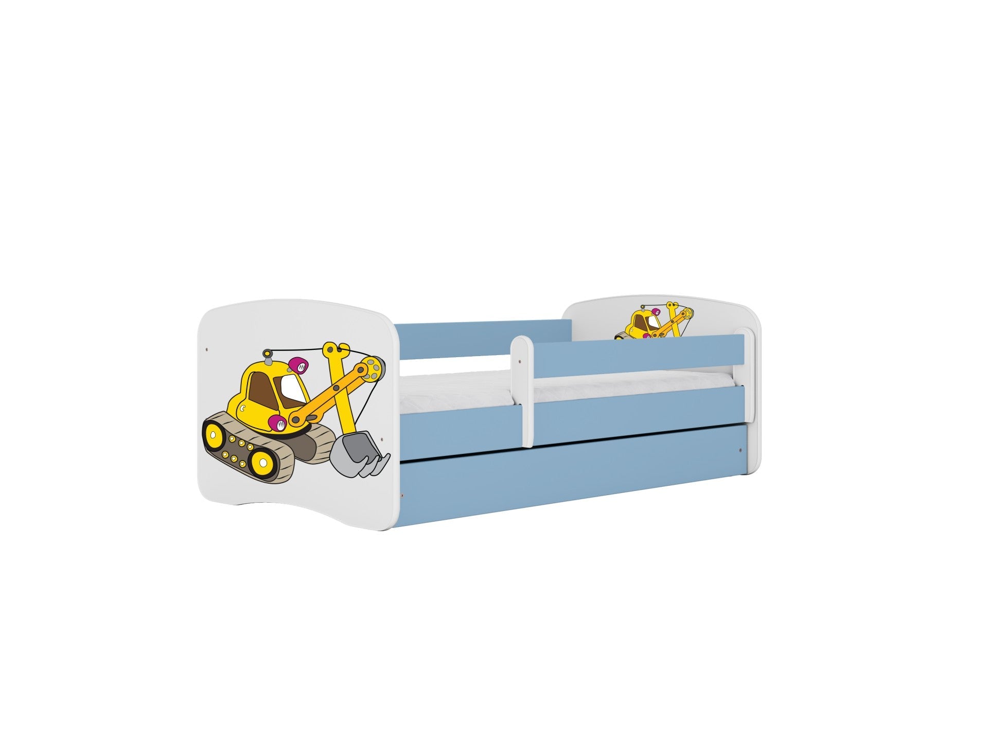 Children's Bed with Excavator Theme