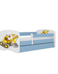 Children's Bed with Excavator Theme