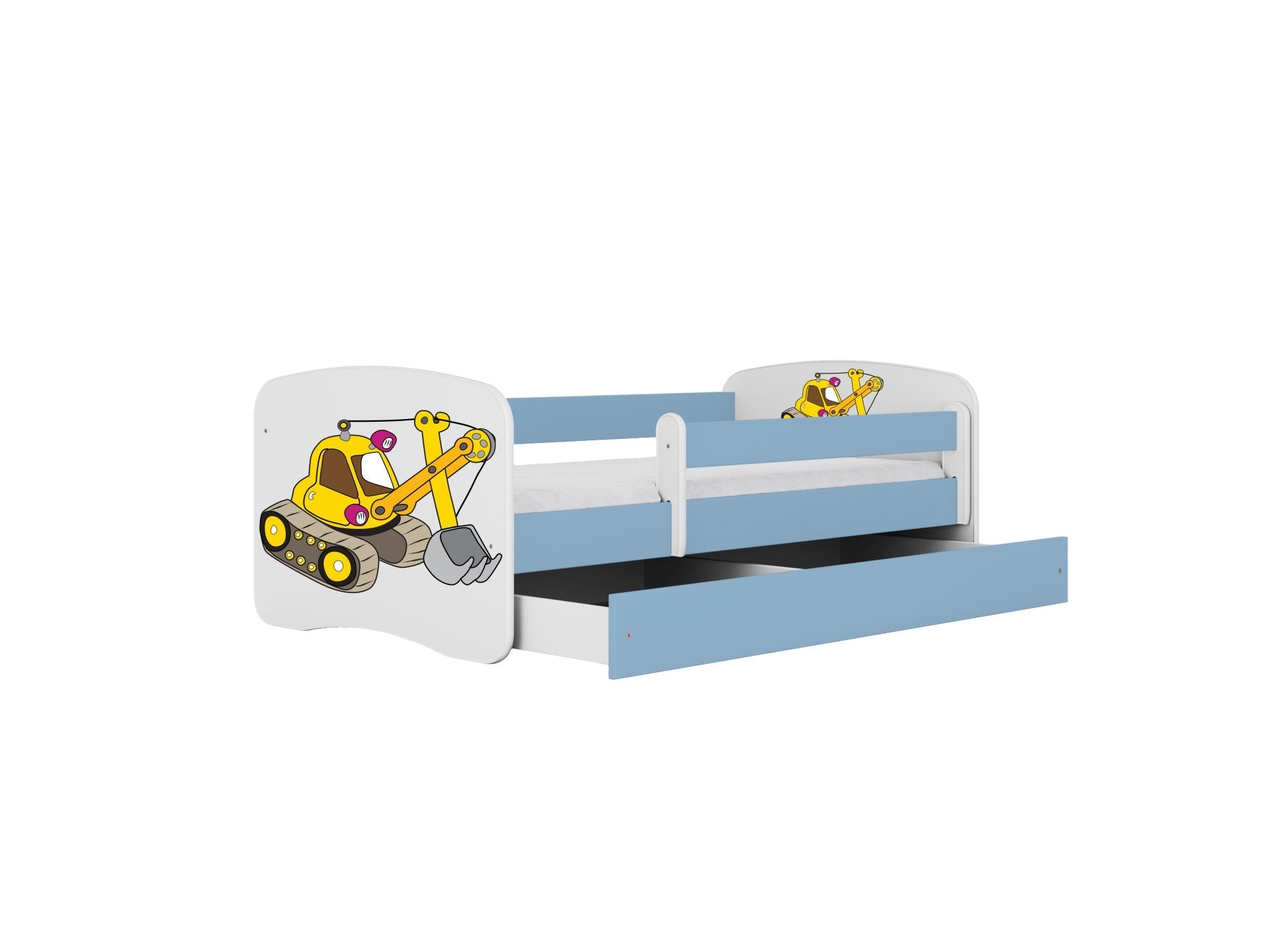 Children's Bed with Excavator Theme