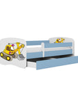 Children's Bed with Excavator Theme