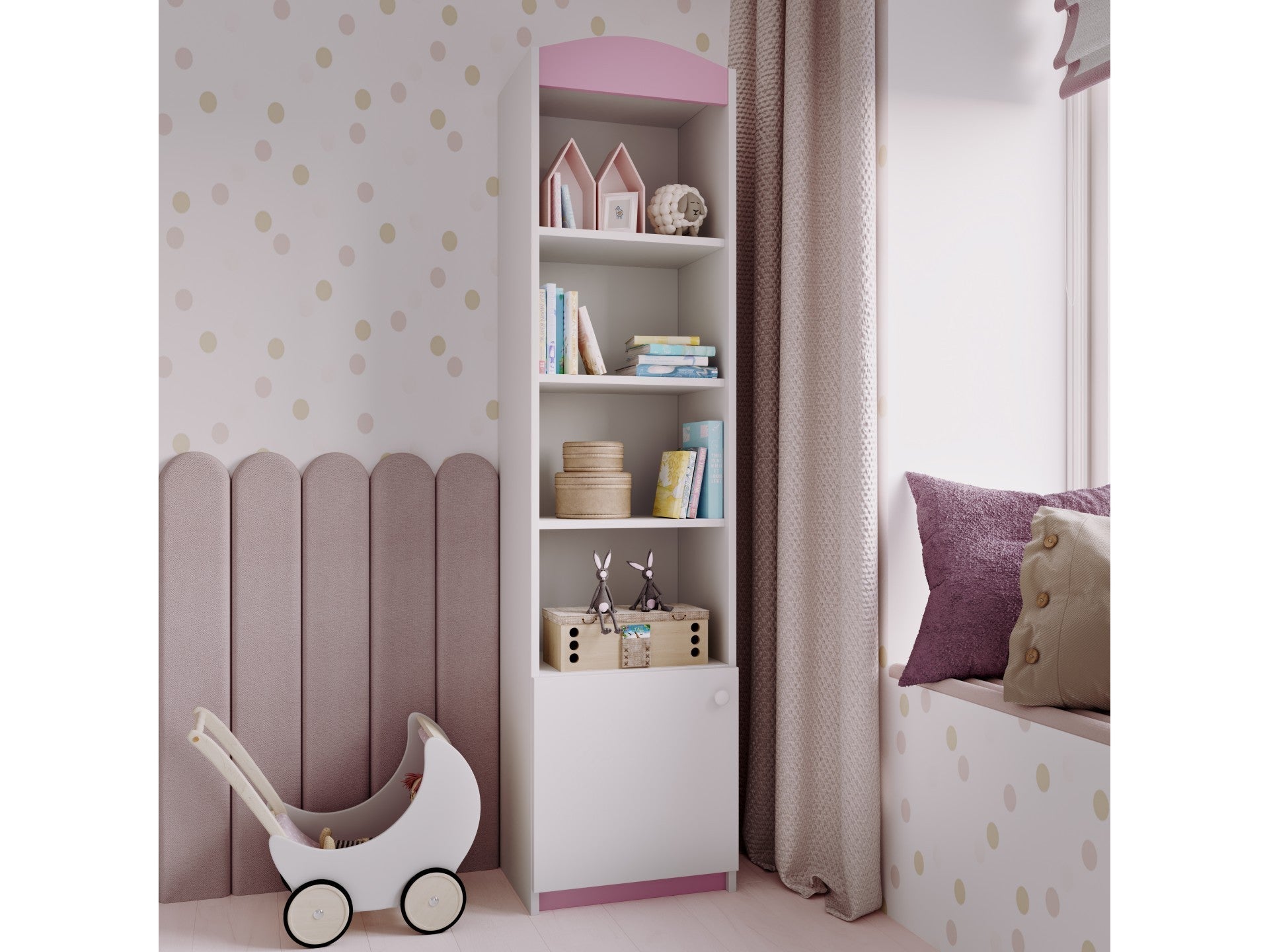 Kids Room Single Shelf Storage Unit